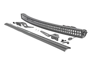 Toyota FJ Cruiser LED Light Kit - Rough Country - 50 Inch Curved Dual Row - Black - '07-'14